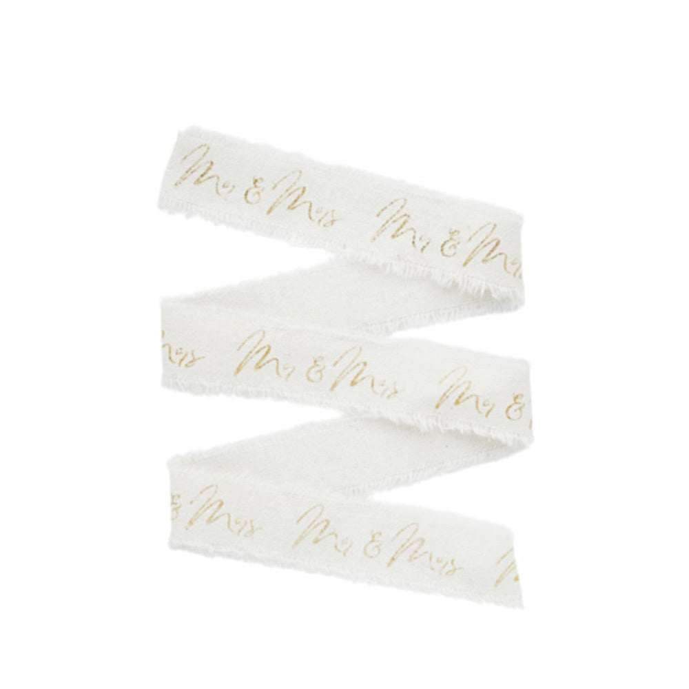 MR & MRS Cotton Ribbon |5m