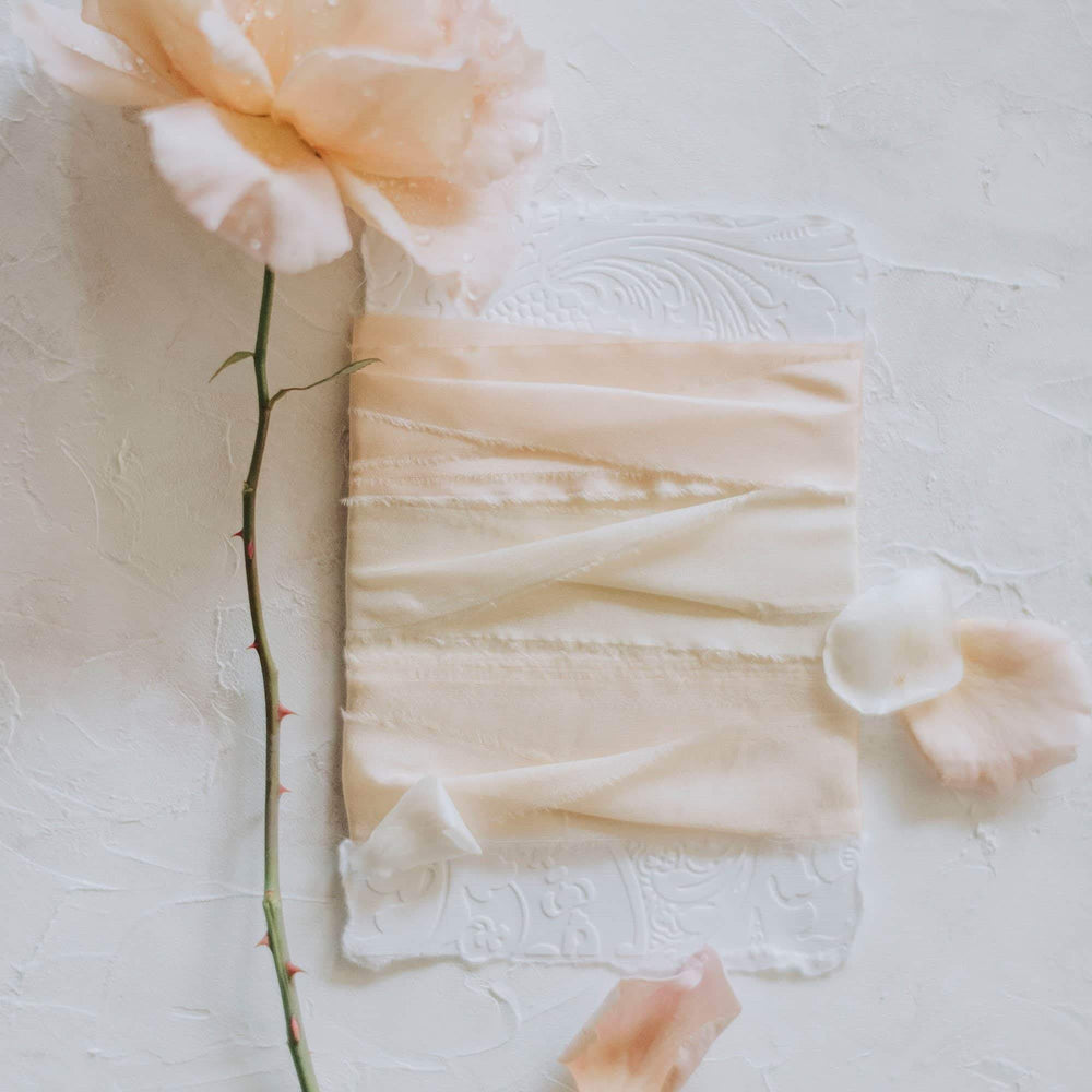 Pêches et Crème Classic Silk Ribbon set