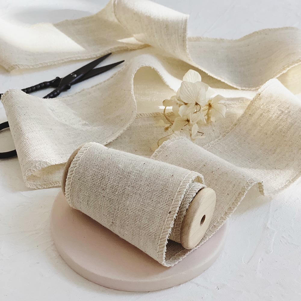 Wide Cotton Calico Ribbon