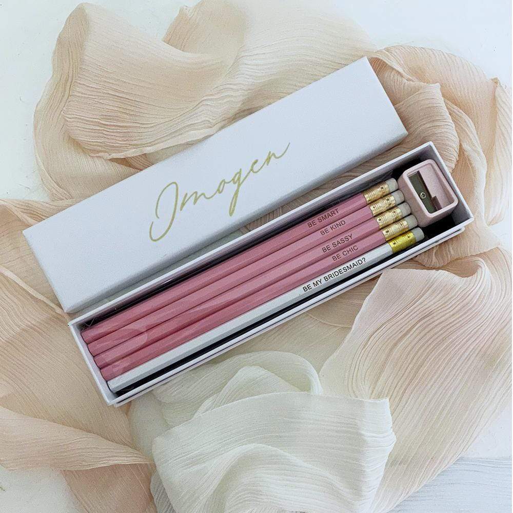 Will you be my Bridesmaid? Proposal Pencils - Stationery
