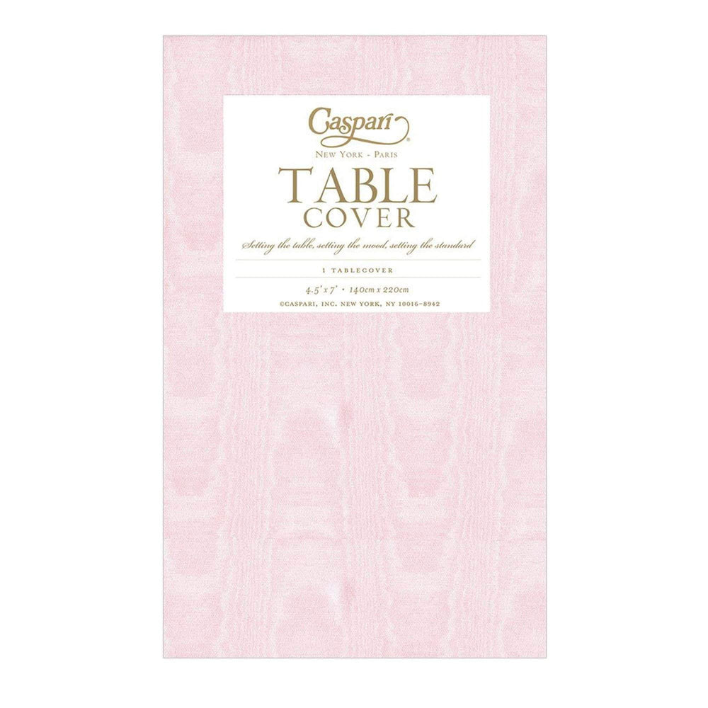 Caspari Moiré  Blush Paper Table Cover