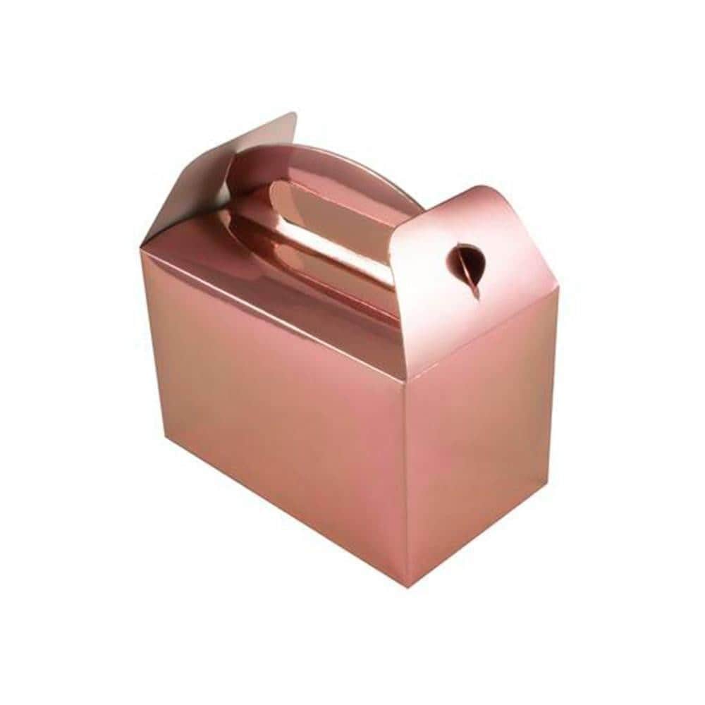 Lrg Rose Gold Gable Box | 6Pk