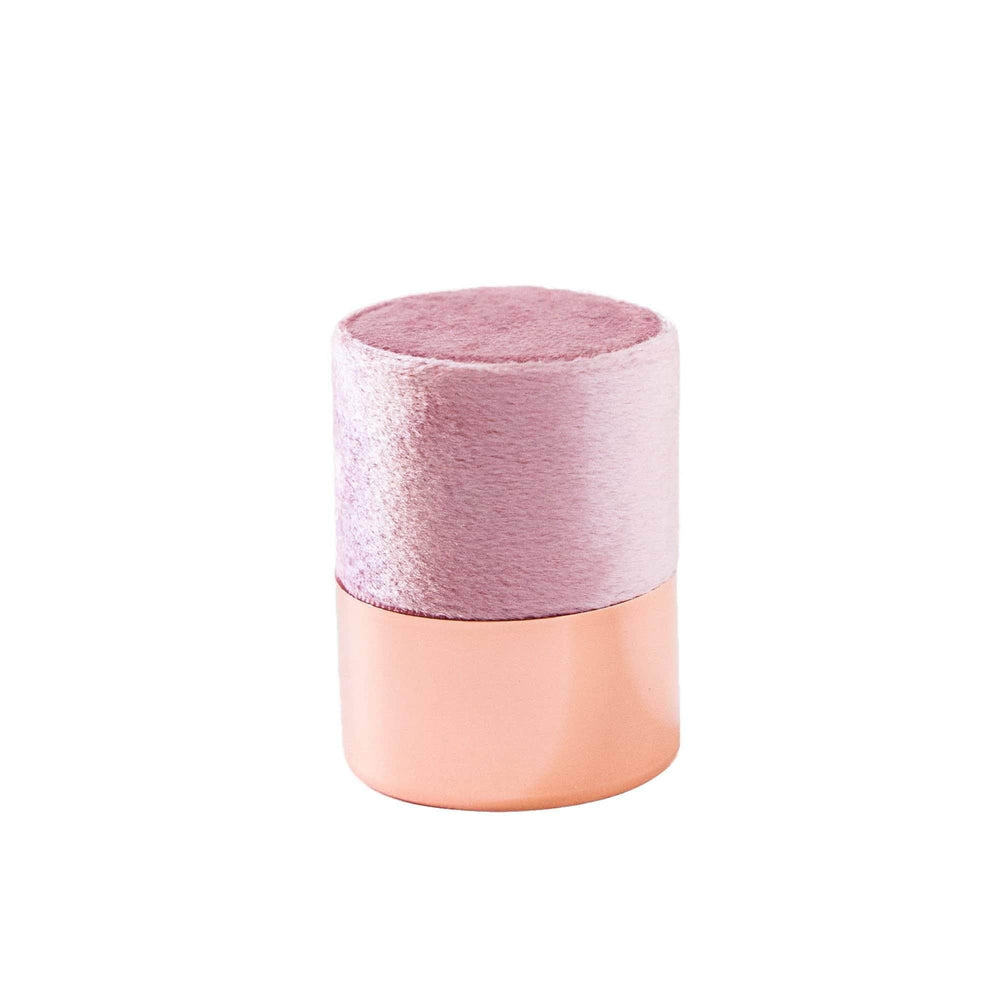 Esselle Blush Velvet Ring Box - Holder