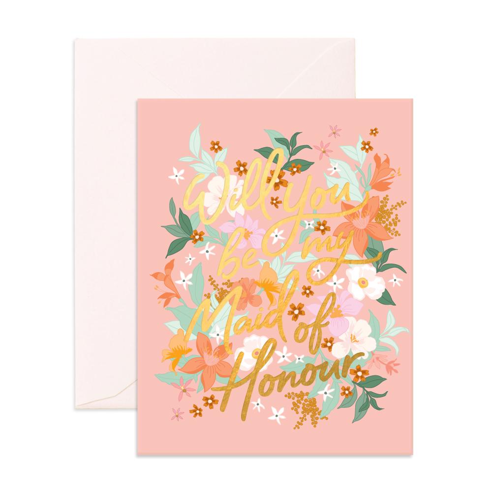 Will you be my Maid of Honour? Card