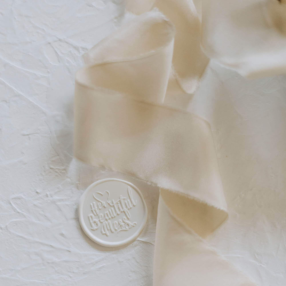 Bleached Wheat Classic Silk Ribbon