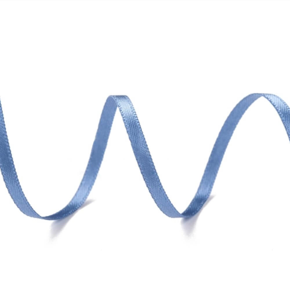 French Blue 3mm Satin Ribbon