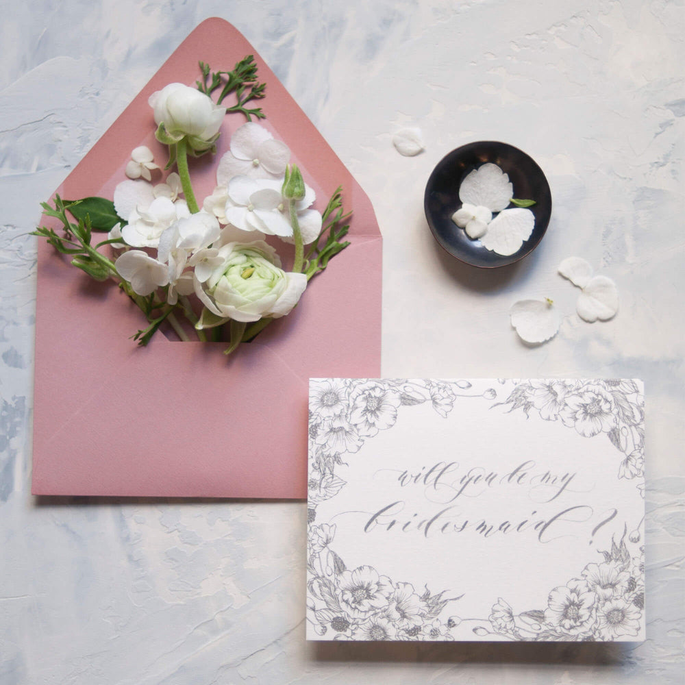 Bridesmaid Proposal Card