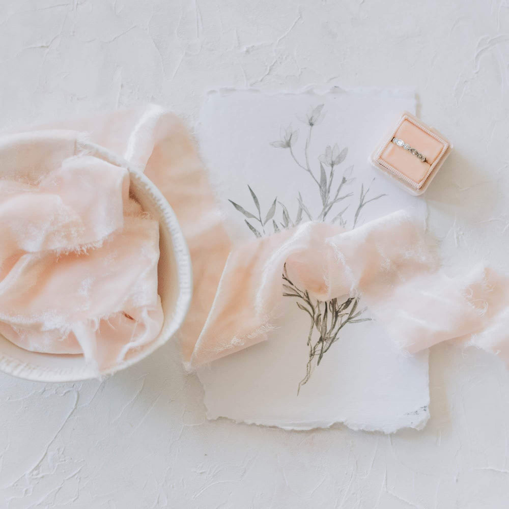 Petal Pink Velvet Ribbon