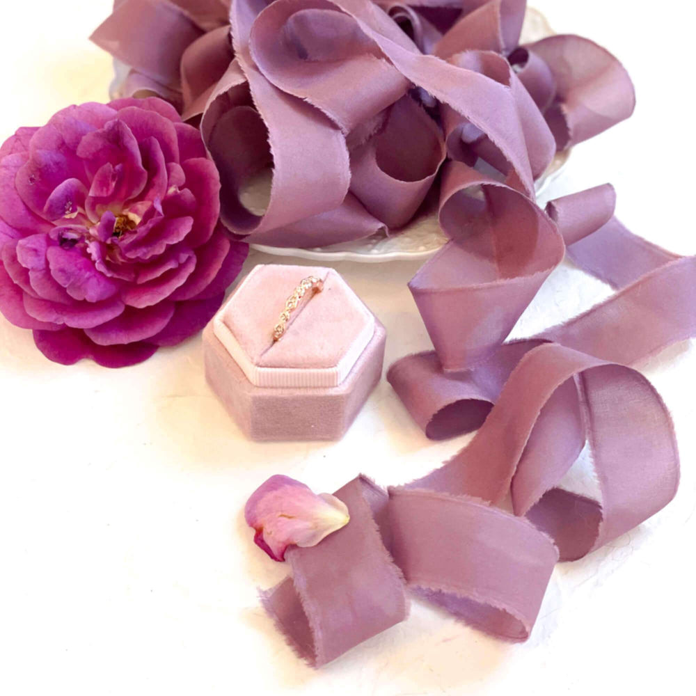 Plum Classic Silk Ribbon