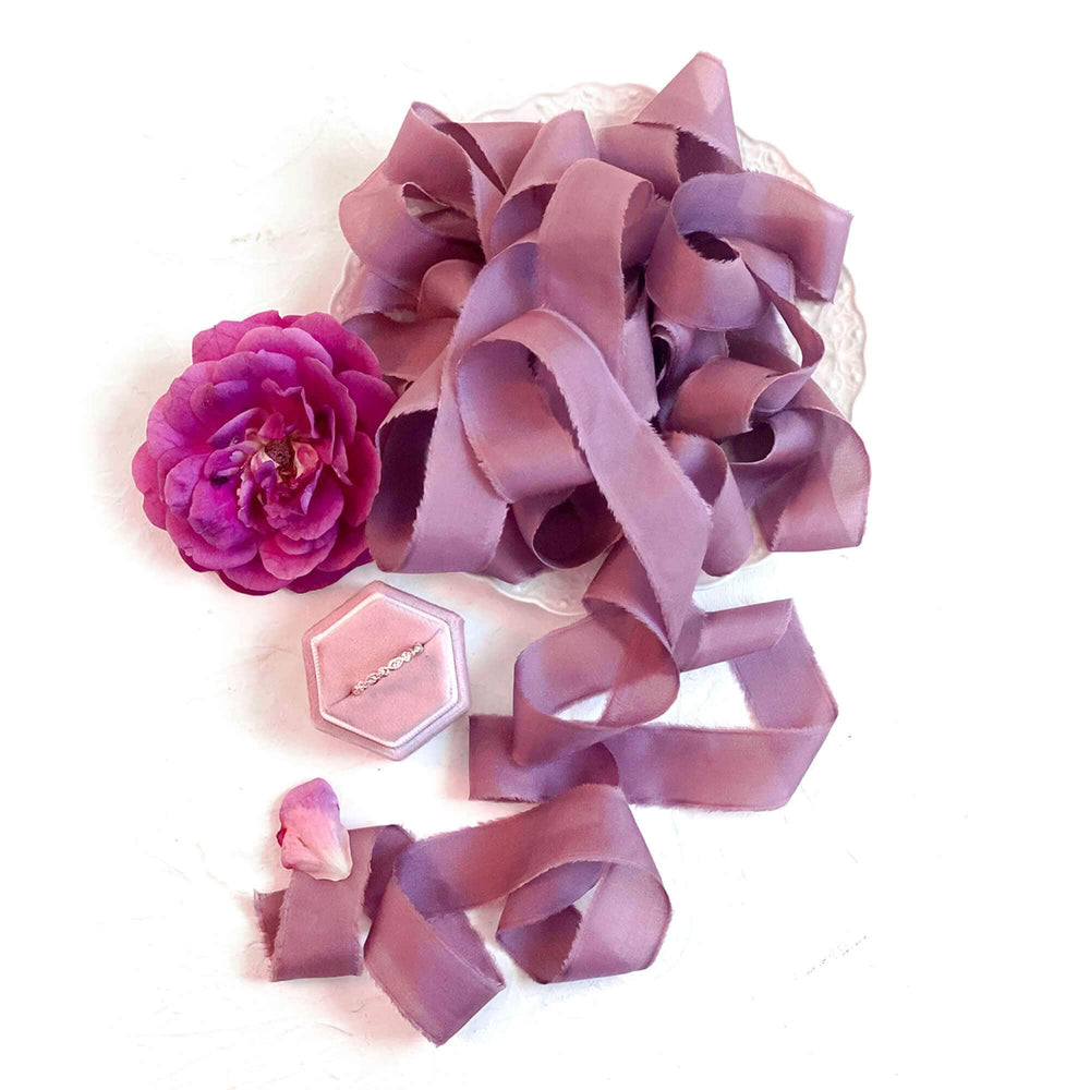 Plum Classic Silk Ribbon