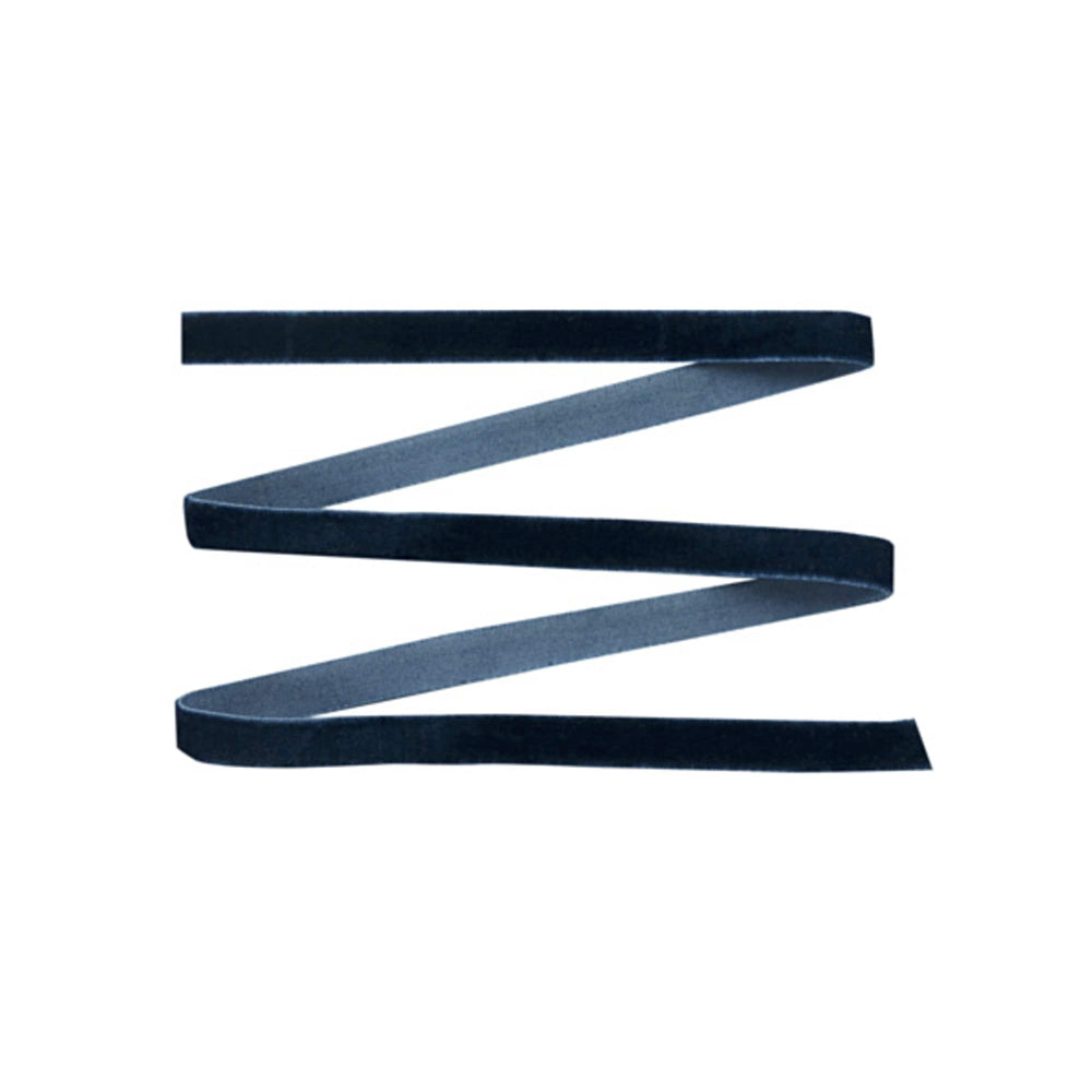 Narrow Navy Velvet Ribbon |5m