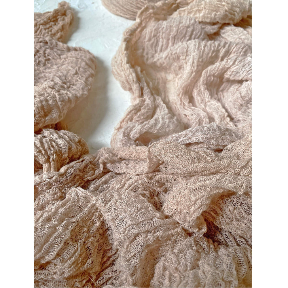 Ombre Terra Cheesecloth Runner | 4m • Table • Wedding decor