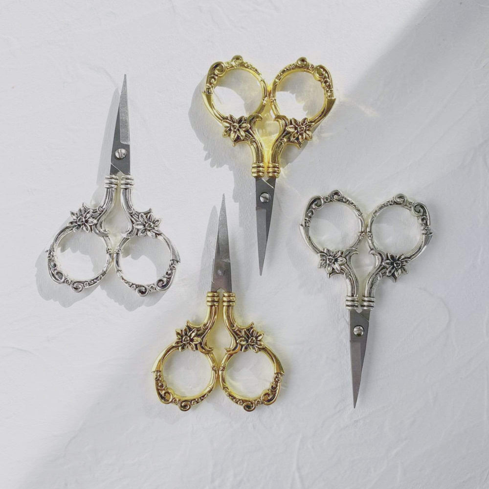 Floral Embroidery Scissors