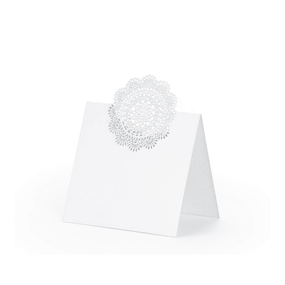 Lace medallion Place Cards | 10Pk