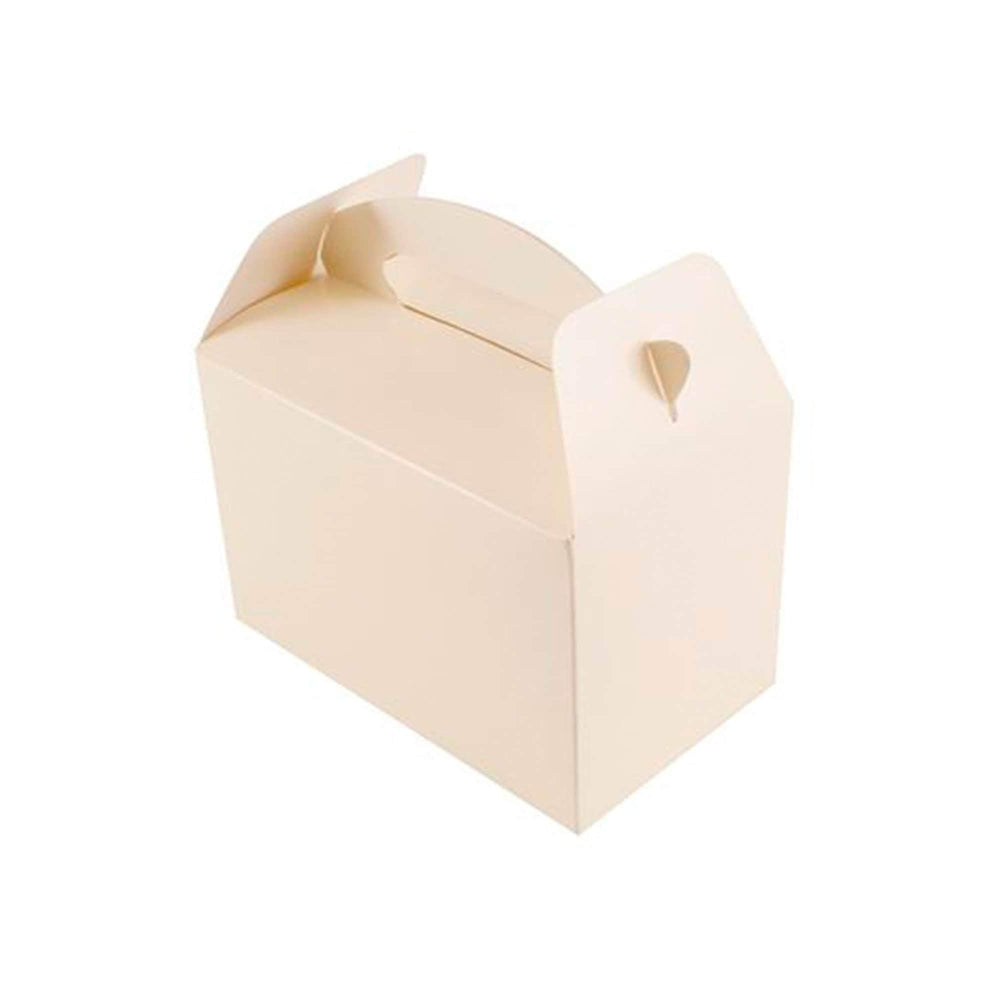 Lrg IVORY Gable Box | 6Pk