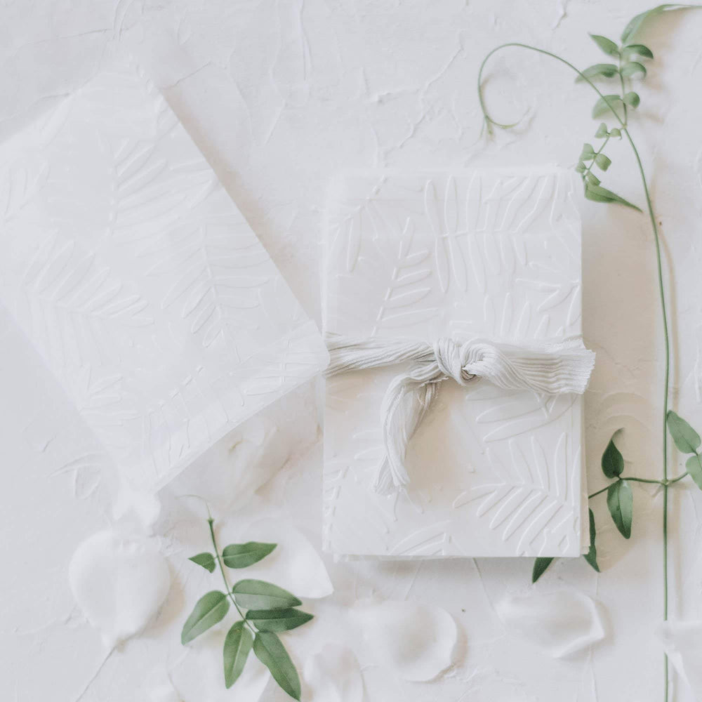 Leaf Embossed Envelopes | 12 Pk