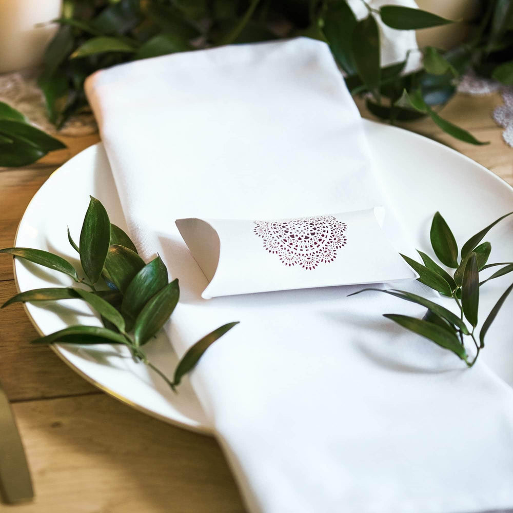 Lace medallion Pillow Box