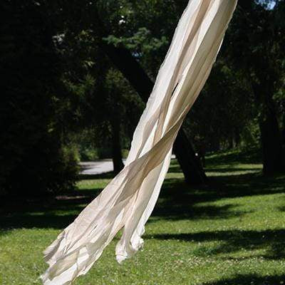 Cream & Ivory Silk Ribbon Bouquet Wrap