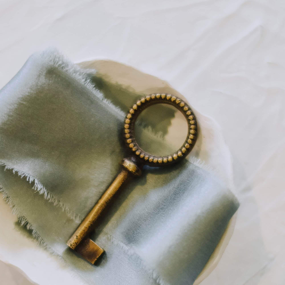 Monique - Sage Green Silk Satin Ribbon | 3m