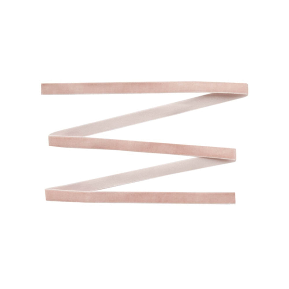Narrow Blush Velvet Ribbon |5m
