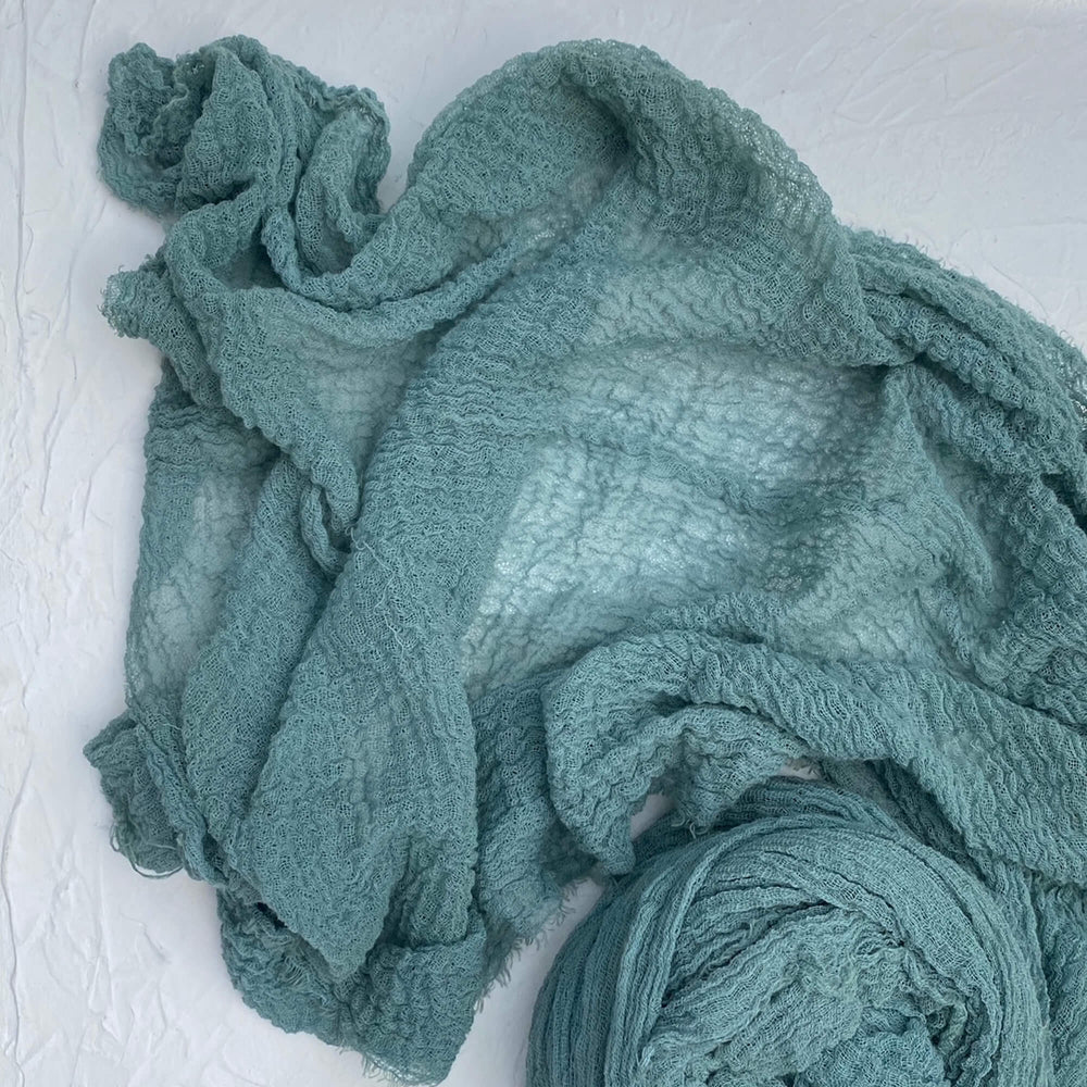 Eucalyptus Green Cheesecloth Runner