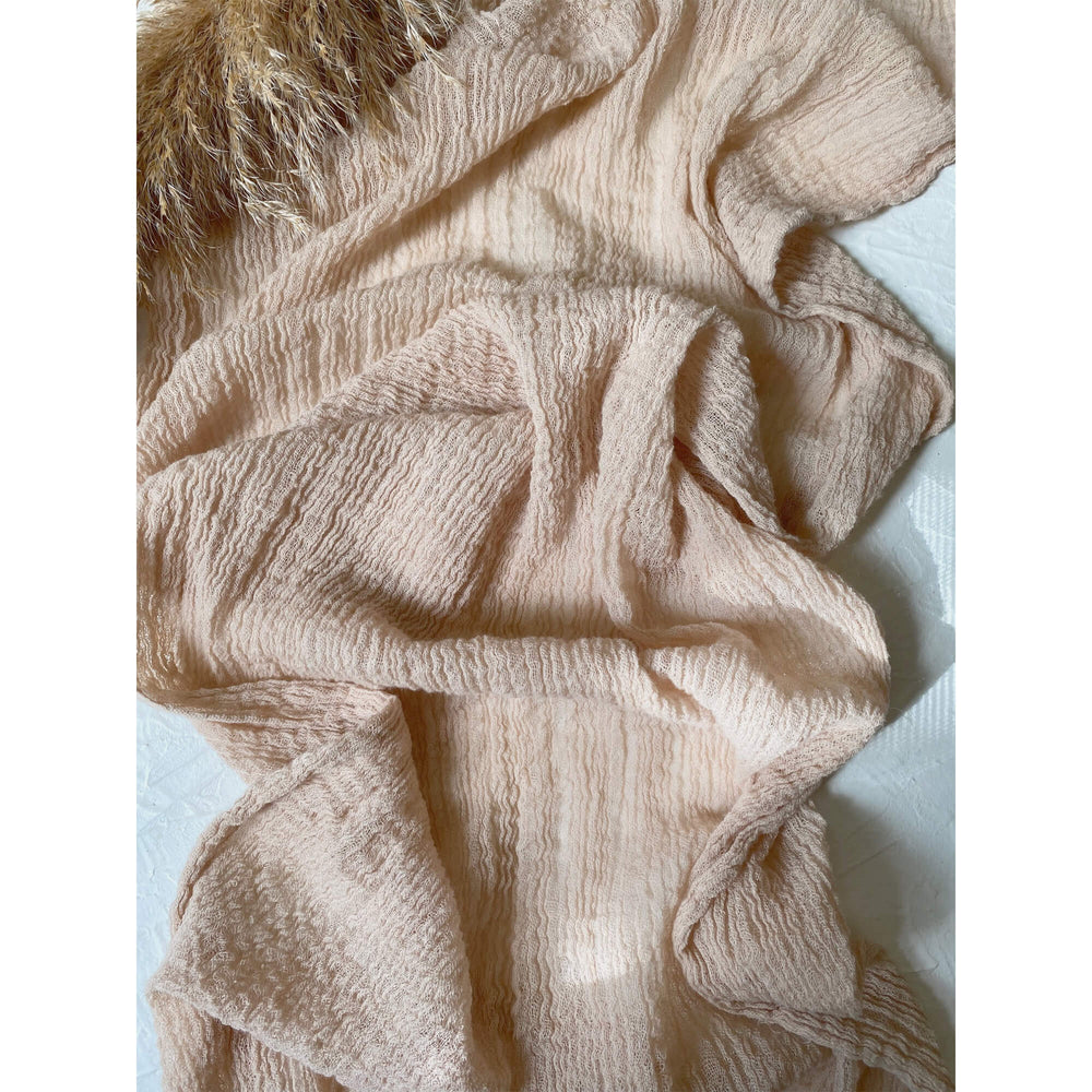 Pale Terracotta Cheesecloth Runner | 4m • Table • Wedding decor