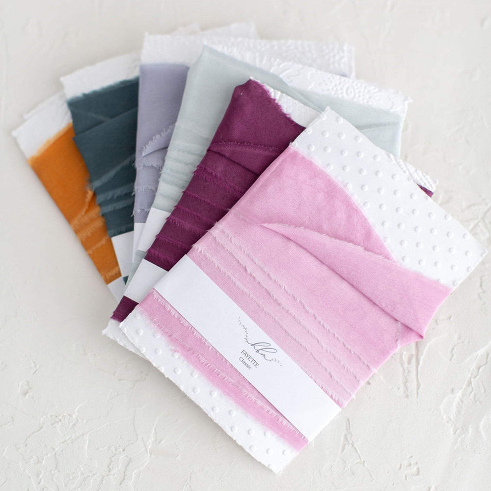 Fayette Pink Classic Silk Ribbon