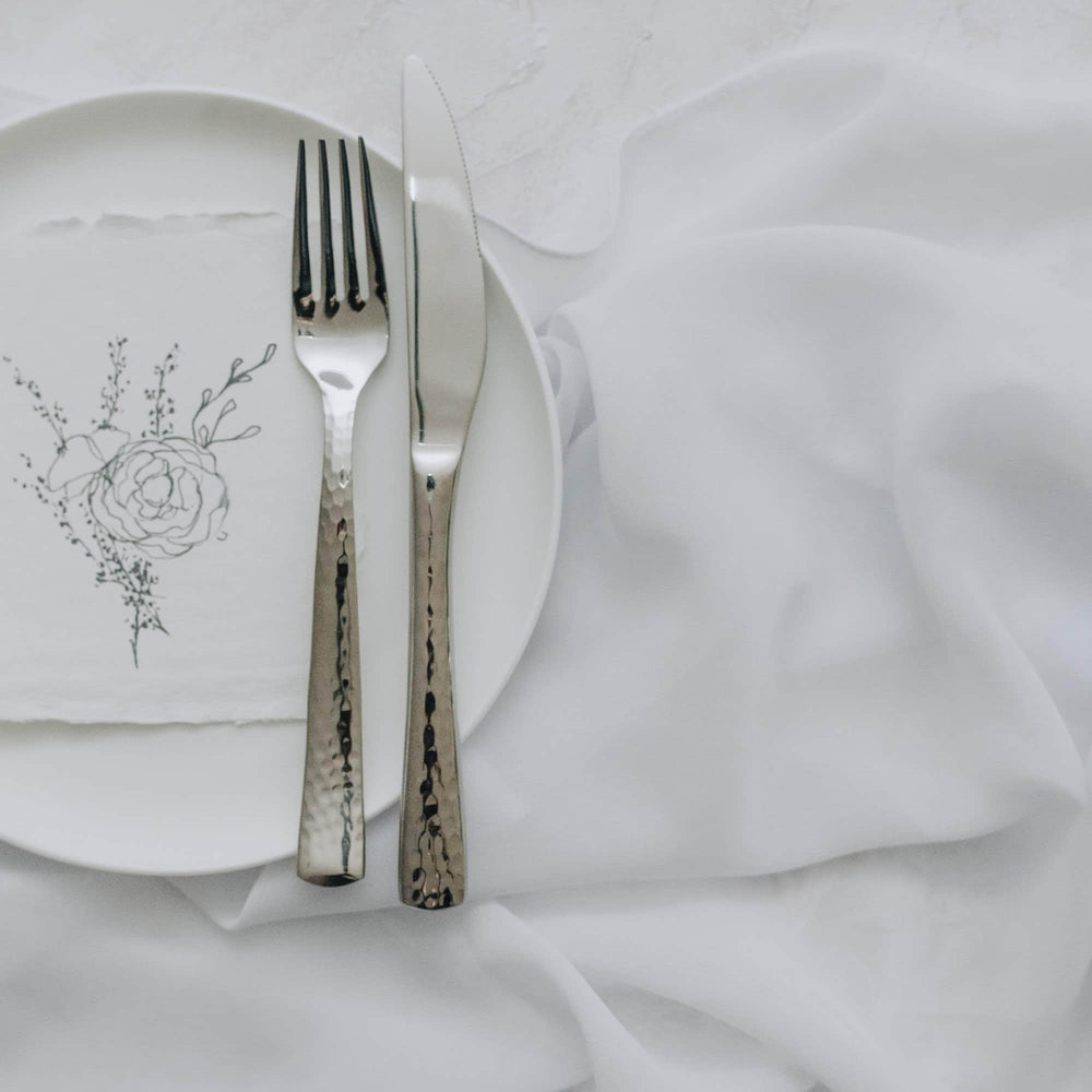 White Chiffon Runner | 5m - Table Runners