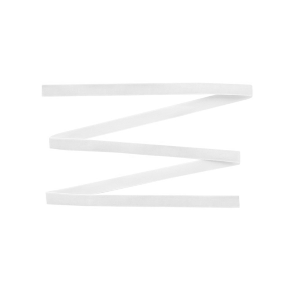 Narrow Plain White Velvet Ribbon |5m