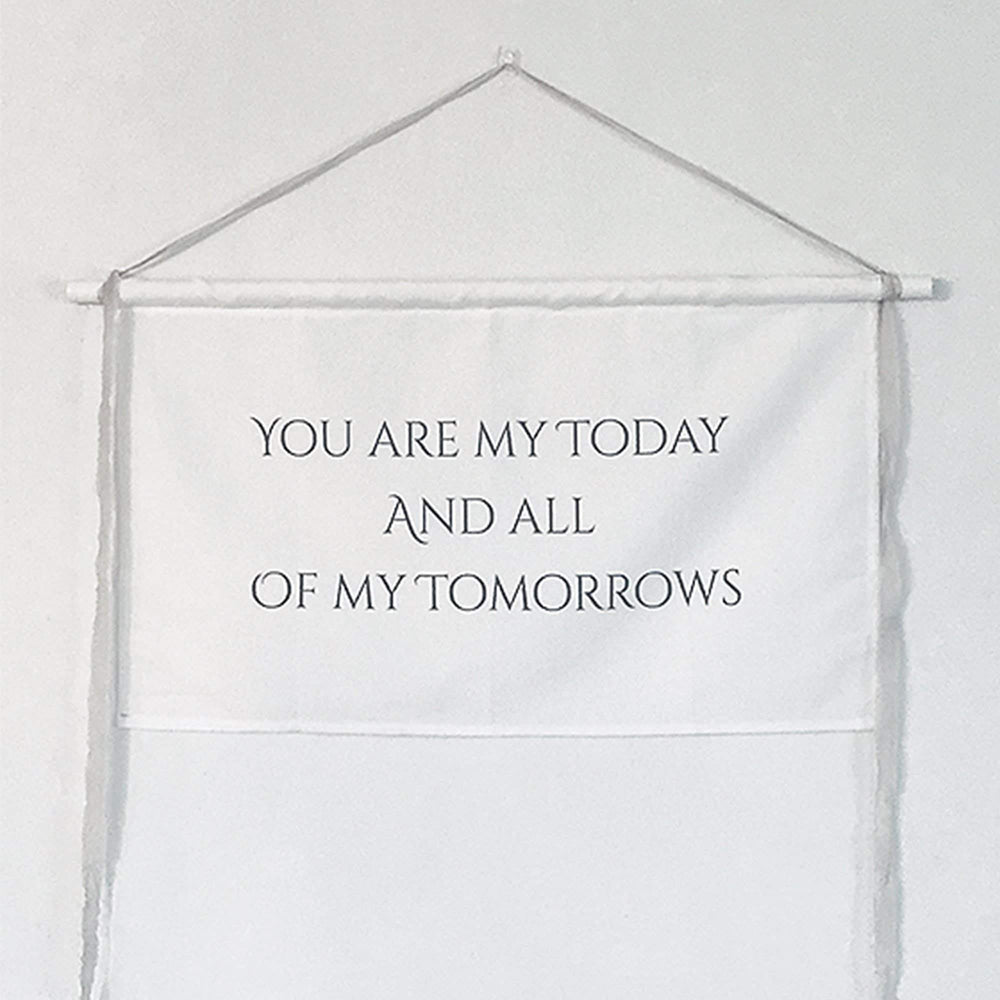 Wedding Sign 'Today & Tomorrow' Backdrop/Banner