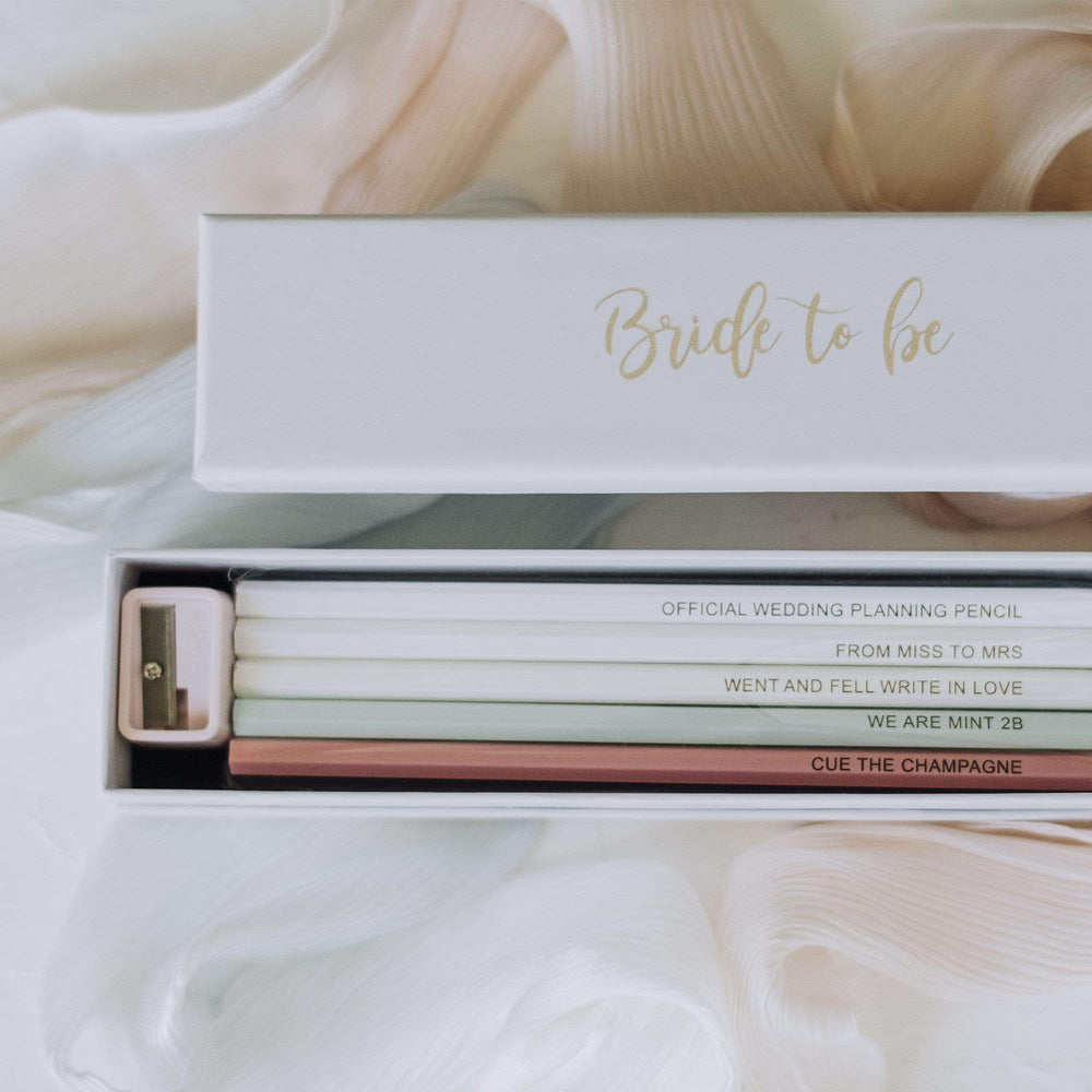 ’Bride-to-Be’ Pencil Set - Stationery