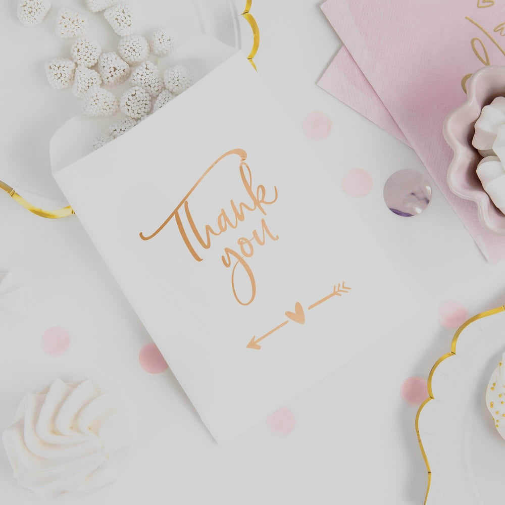 'Thank You' Paper Favour Bag | 6 Pk