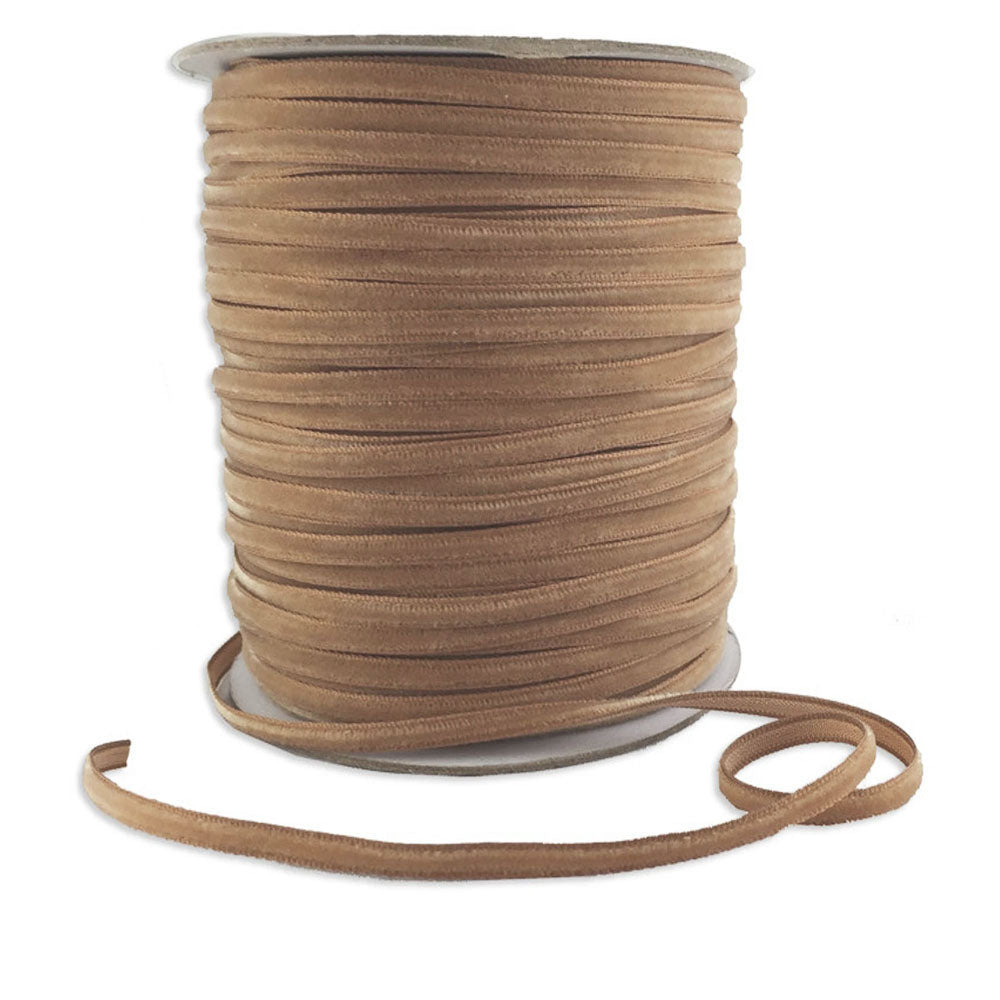 3mm Caramel Velvet Ribbon | 10m